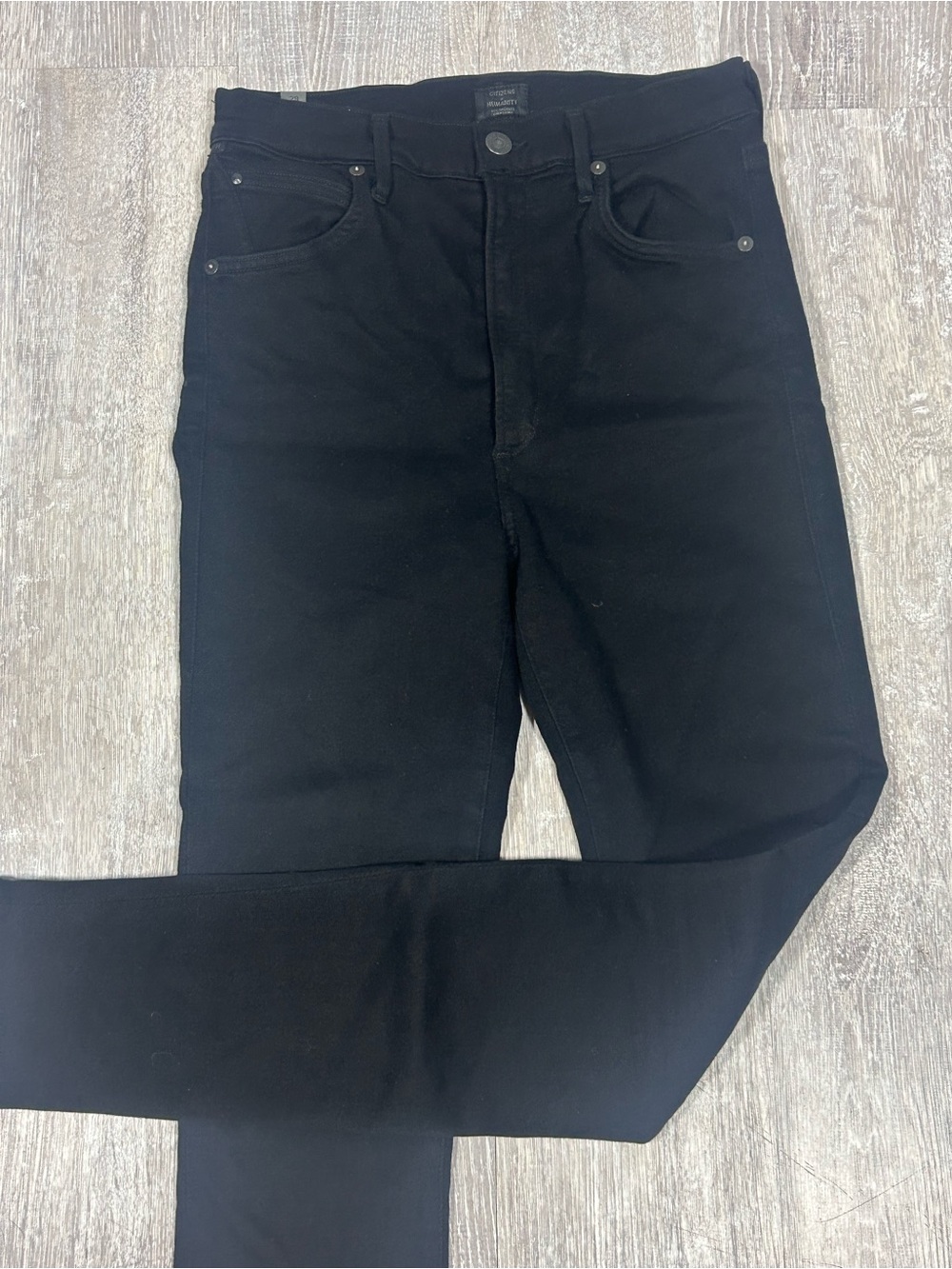 Citizens of Humanity Black High Rise Skinny Jeans Stretch Quiet Luxury Size 29